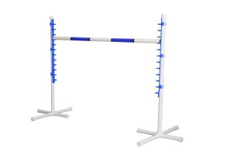 Stojak do Przeszkody Premium - biało niebieski