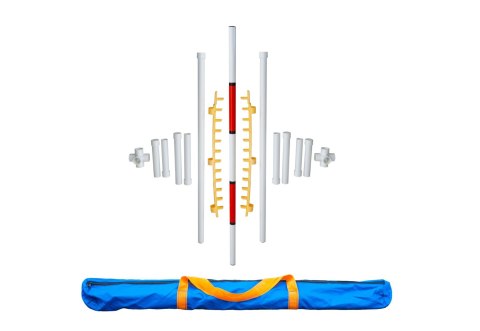 Stojak do Przeszkody Premium - biało niebieski